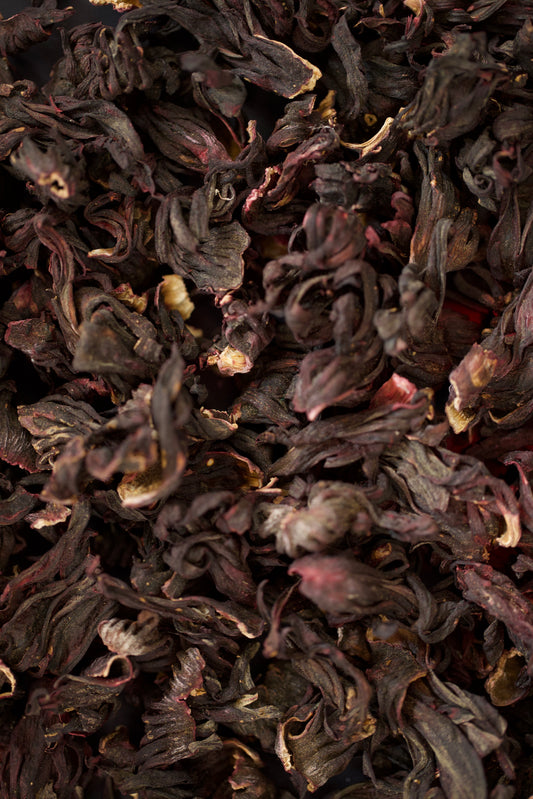 Fleurs d'hibiscus déshydratées